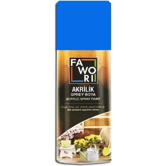 Fawori Akrilik Sprey Boya 400 Ml Boncuk Mavi
