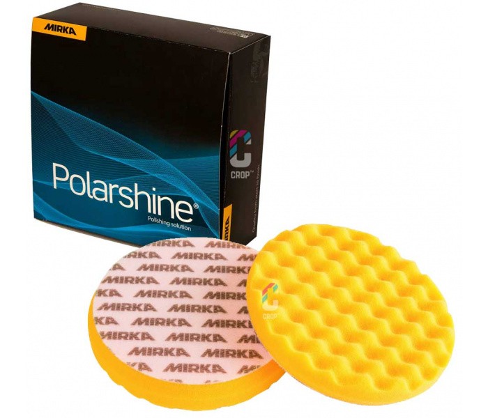 MIRKA Polarshine Waffle Polishing Pad Yellow PARLATMA PEDİ